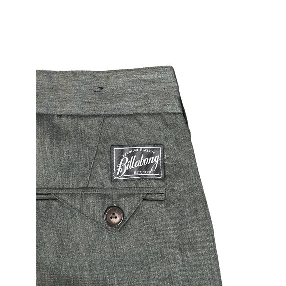 Billabong‎ Men’s Gray Chino Pants Size 34 Straight Leg - Picture 3 of 6